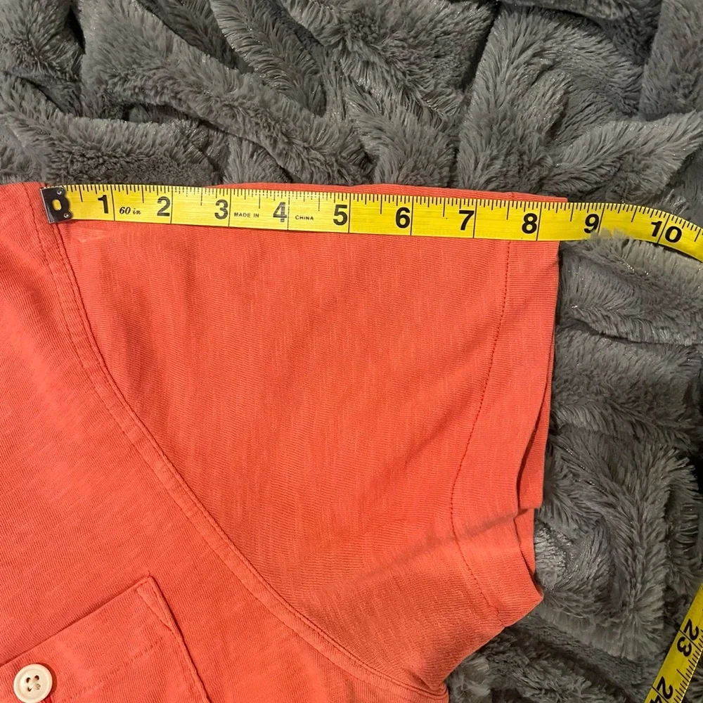 J. Crew Garment Dyed Button Up Pocket Shirt Size XL